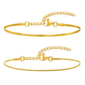 Eternal Glide Snake Bracelet – 18K Gold Plated