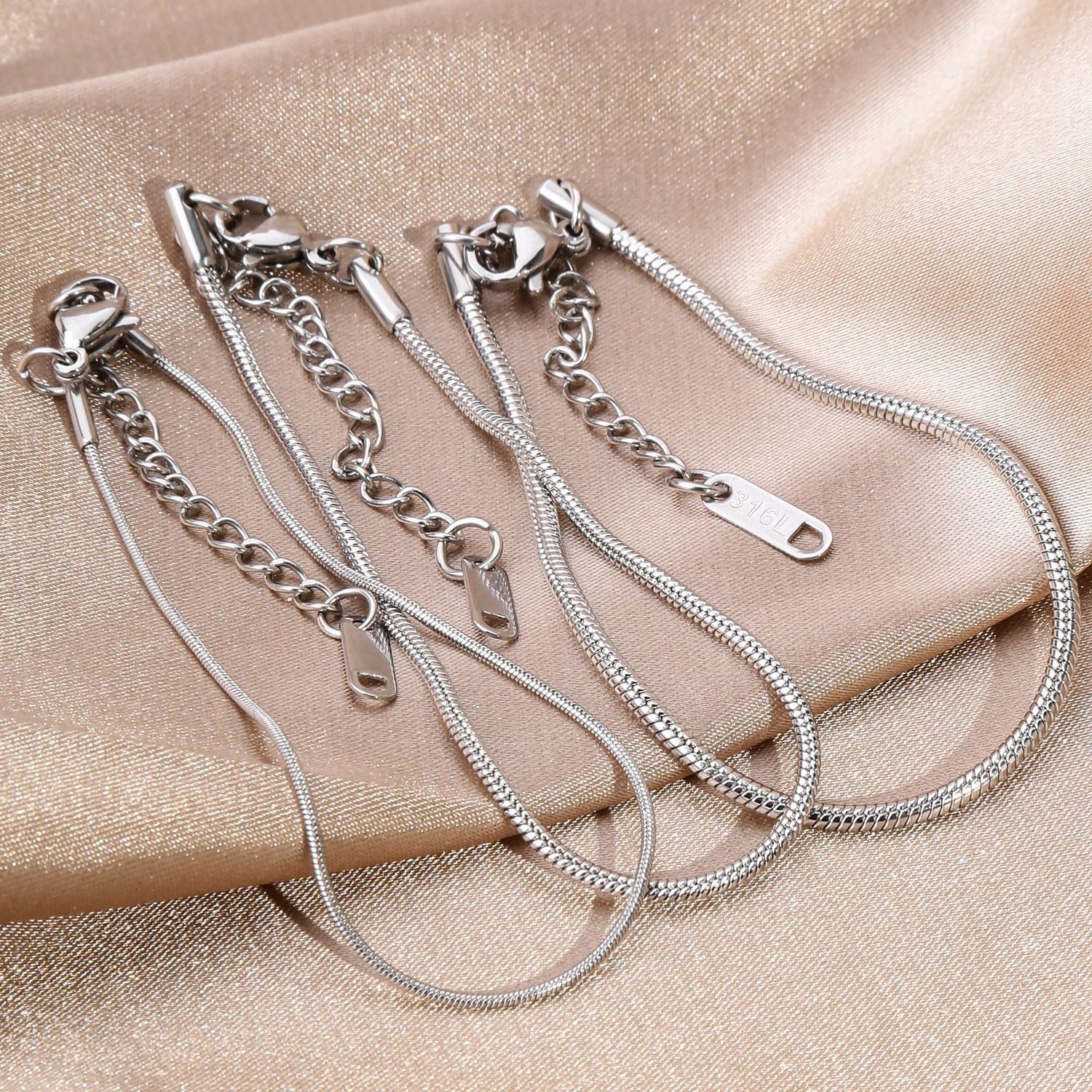 Minimalist Snake Bone Bracelet