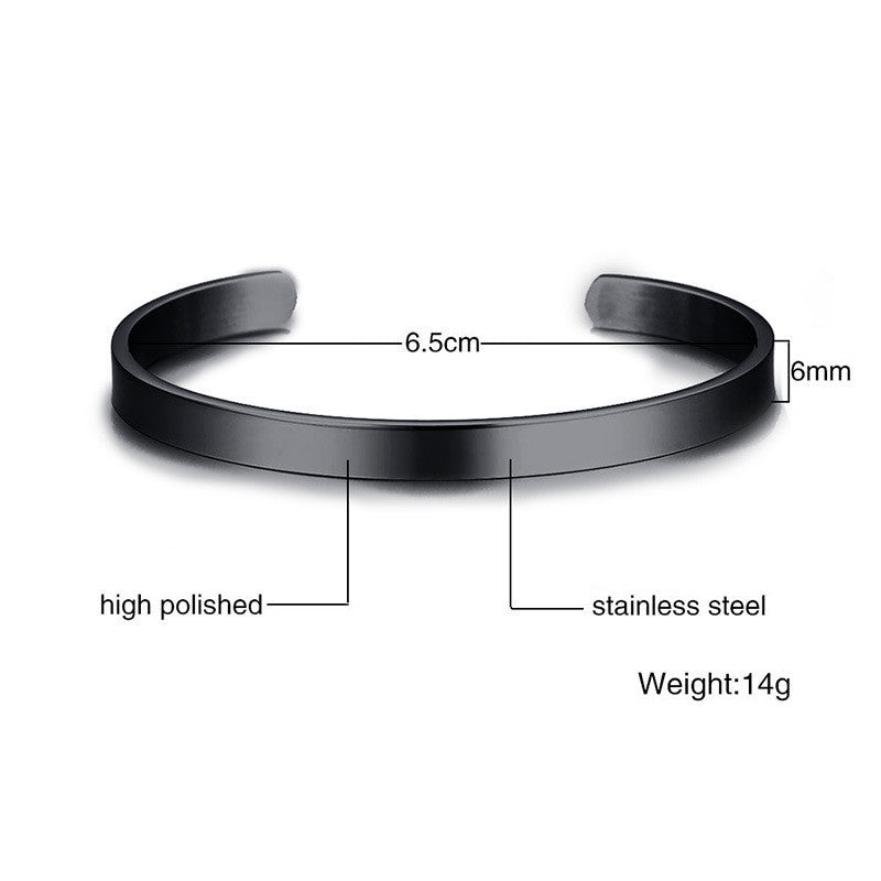 Bold Minimalist Silver Bangle