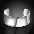 Minimalist Curved Bar Bracelet